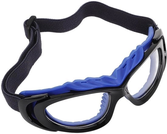 Occhiali Sport con Lenti PC - Protezione per gli Occhi - Adattamento Curvo - Cintura Regolabile - Comodo per l'Allenamento Sportivo - Alta Definizione Visiva - Occhiali di Sicurezza