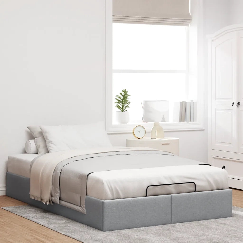 Struttura Letto Pouf senza Materasso 120x190 cm in Tessuto 3310861