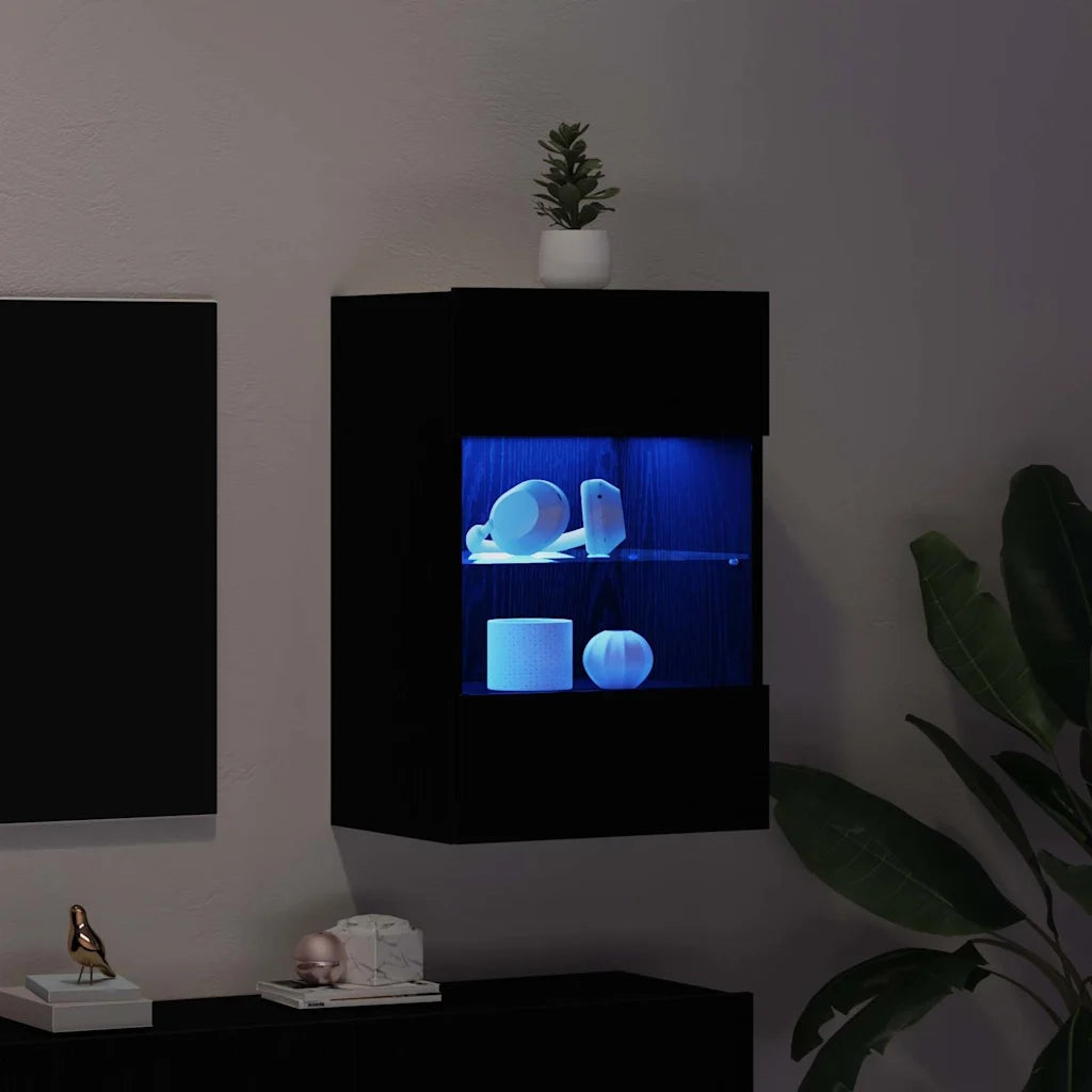 Set mobile TV 2 pcs Nero 40 x 30 x 60,5 cm Legno multistrato 863097