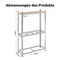 Scaffale portagomme fino a 795 kg 180x120x40cm per 8 pneumatici Per officina gommista