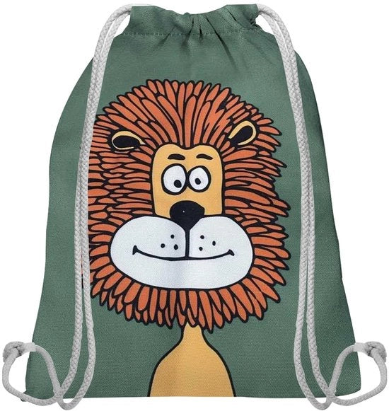 Borsa Sportiva Leggera per Bambini - Design Schiocco di Leone - Chiusura a Corda