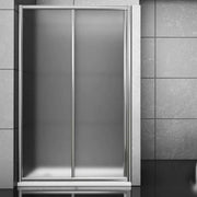 Porta doccia scorrevole slide per box nicchia due ante cristallo temprato *** misure 137-141xh190 cm trasparente, con...