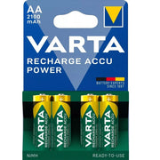 Trade Shop - 4 Pile Varta Stilo Batterie Aa Alkaline Ricaricabili 2100mah Nimh Hr6 1.2v Accu -