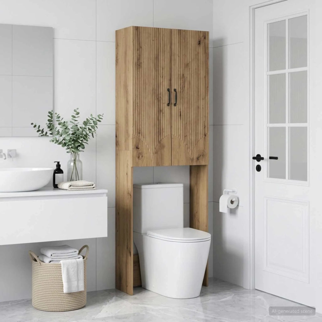 Mobile Bagno HOORN Rovere Artigianale 66 x 25,5 x 190 cm 897364