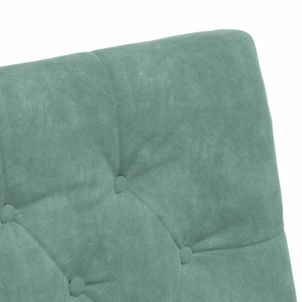 Sedie da Pranzo con Ruote 2 pcs verde mare 58 x 67 x 97 cm 42017874