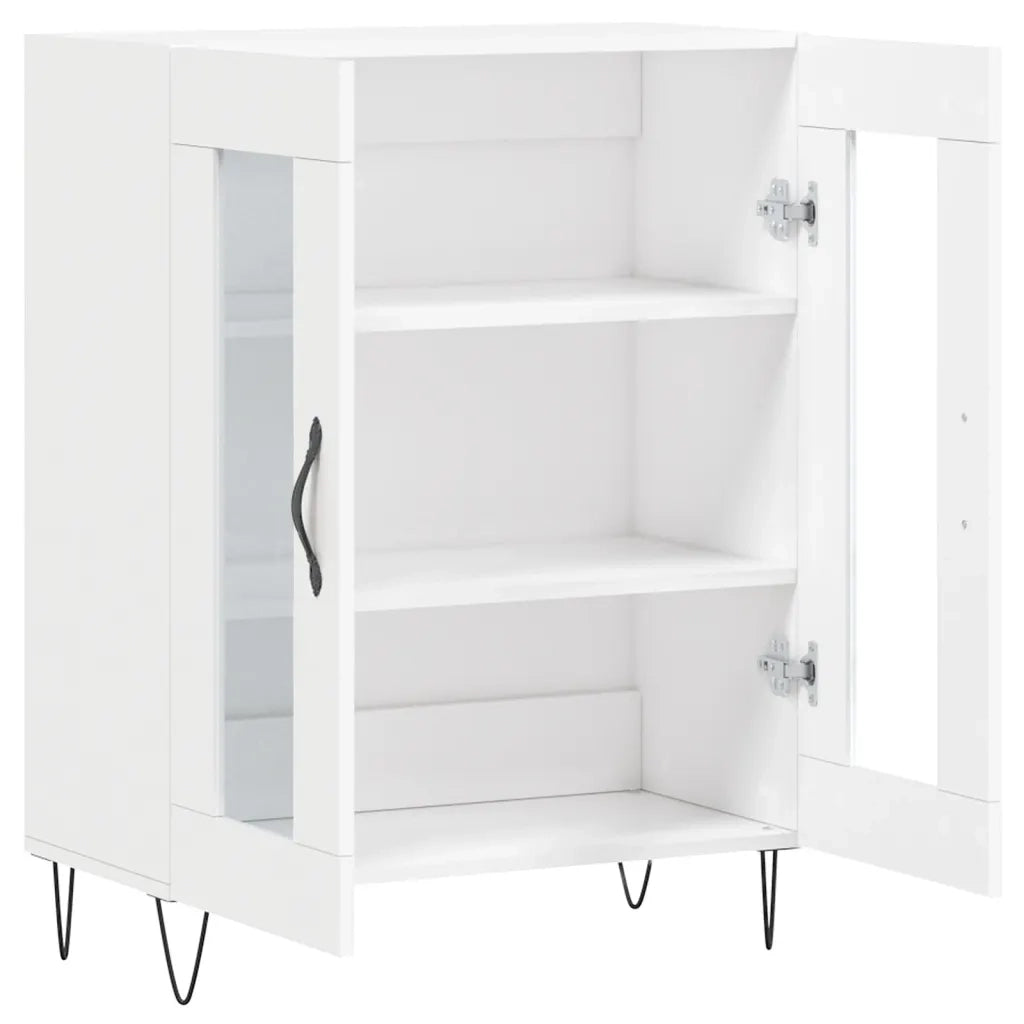 Credenza Bianca 69,5x34x90 cm in Legno Multistrato 827780