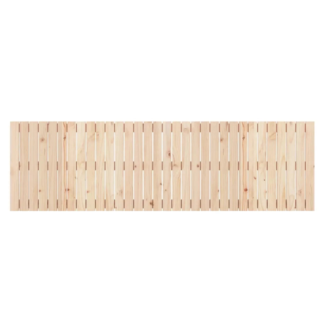 Testiera da Parete 204x3x60 cm in Legno Massello di Pino