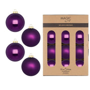 CONFEZIONE 12 PALLE VT VIOLA D 8 CM