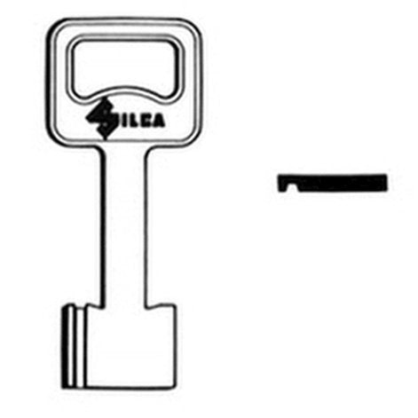 Chiave a Pompa Gb GBZ1 Silca Ottone Nichelato 5 Pezzi