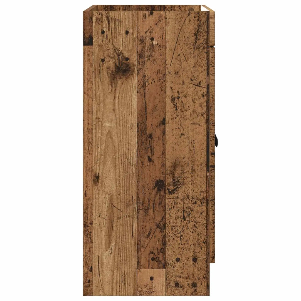 Mobiletto da bagno sotto il lavello Legno antico 890052