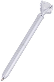 Stilo metallico retrattile - Stilo cristallino retrattile - Materiale per scuola - Articoli per ufficio - Design professionale - Penna