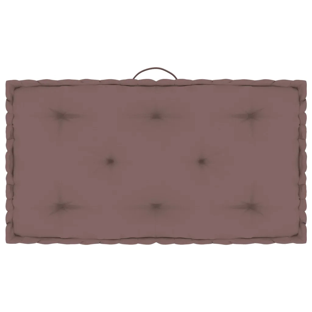 Cuscino per Pallet e Pavimento Talpa 73x40x7 cm in Cotone