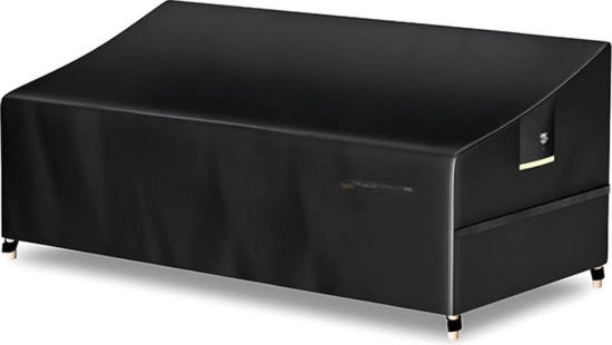 Cuscini, cuscini, copertura per divano 3 posti, impermeabile, divano da giardino, copertura per divano esterno, impermeabile, 420D poliestere, 220 x 85 x 61/71 cm