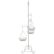 Portavasi in metallo per 3 vasi 43,82x38,74x169,55h cm
