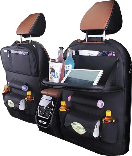 Organizzatore di auto con ripiano multifunzionale per protezione del vano portaoggetti con tavolo da pranzo - per bambini che viaggiano quotidianamente utilizzo quotidiano organizzatore di auto
