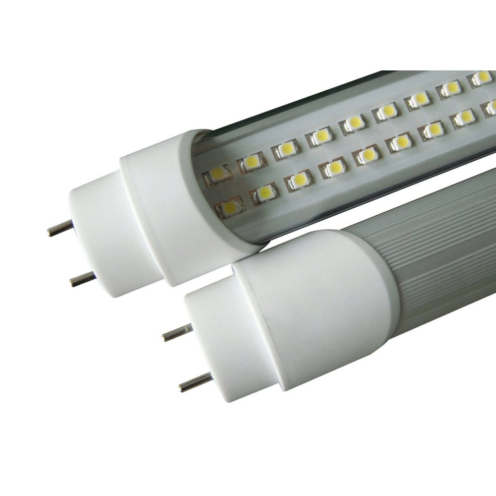 Trade Shop - Tubo Neon Led 13w - 288-330 Smd "90 Cm" 6500k 3000k Luce Bianca Fredda Calda T8 - -bianco Freddo  Copertura Trasparente    -