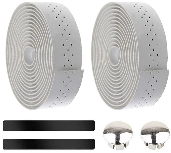 Cinturone di sella per bicicletta Antislip - Cinturone in pelle PU - Leggero - Resistente - Cinturone regolabile - Larghezza 3 cm / Lunghezza 200 cm