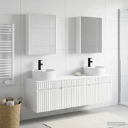 Set di Armadi da Bagno 5 pcs Bianco 53 x 15,5 x 70 cm 3406607