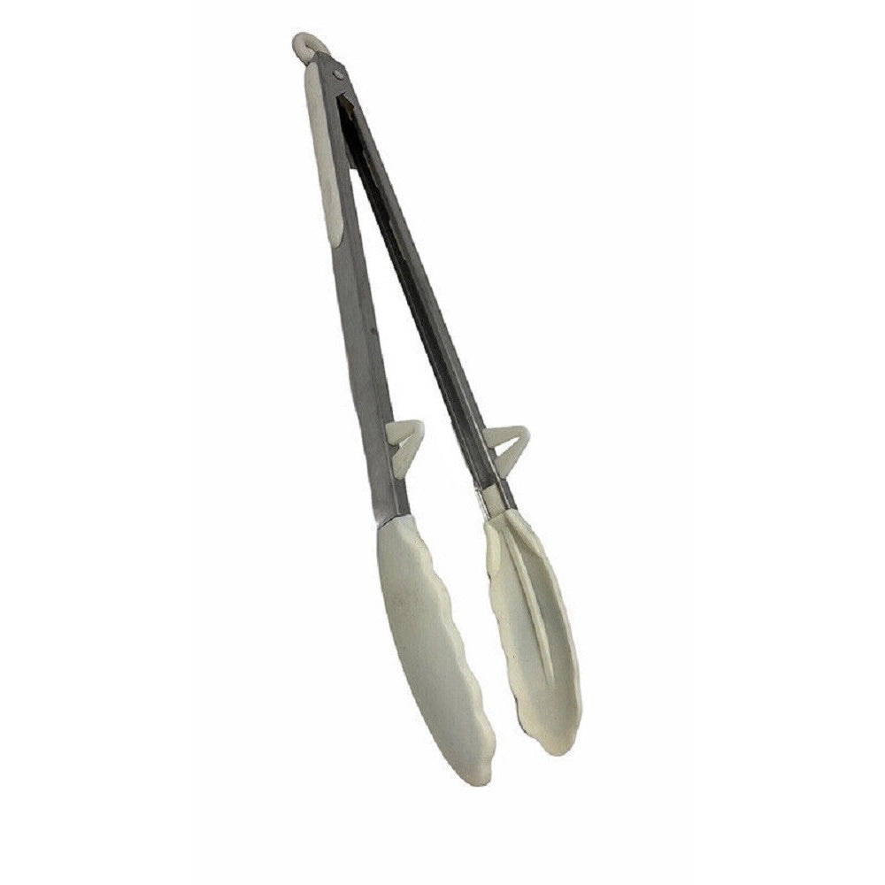 Trade Shop - Pinza Per Barbecue Alimenti Richiudibile Sistema Di Blocaggio In Silicone 50598 -