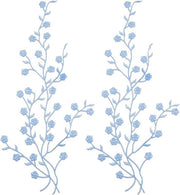 Set a due pezzi di patch per cucire e stirare - Decorazioni ricamate decorative per abiti, jeans, giacche e borse