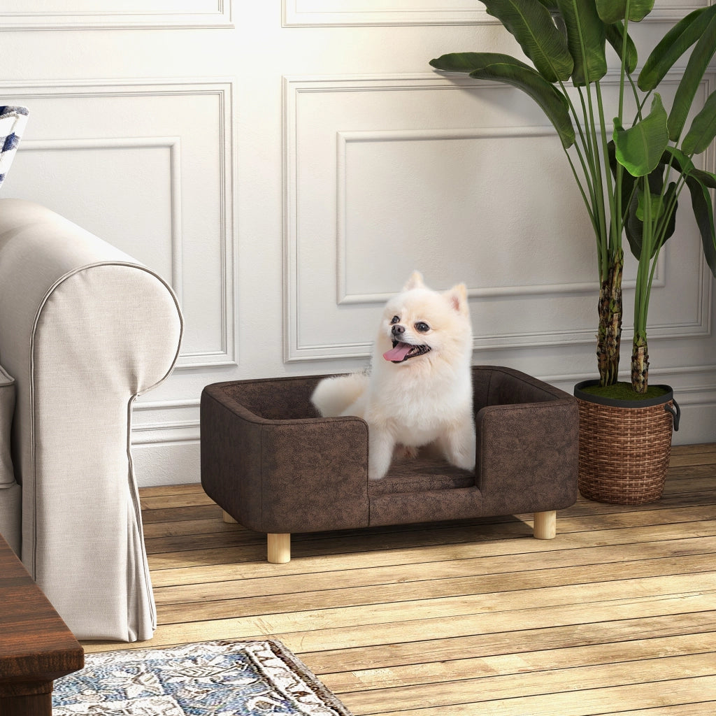 Divano per Cani e Gatti ¨C zephmum ¨C Marrone 74x48,5x31 cm