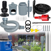 Raccoglitore di acqua di pioggia per tubi di scarico - efficiente e sostenibile - inclusi accessori di montaggio