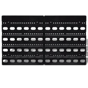 Contenitore Plastica per Garage da Parete Set 30 pz Blu e Rosso CFW4036085