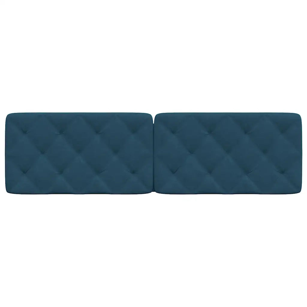 Cuscino Testiera Blu 180 cm in Velluto CFW6254664