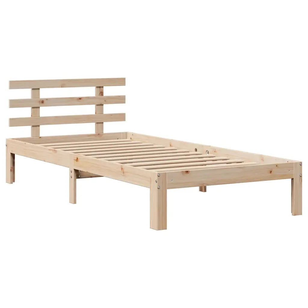 vidaXL Giroletto con Cassetti 90x200 cm in Legno Massello di Pino