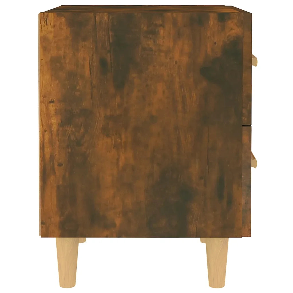 Comodino in Rovere Fumo 40x35x47,5 cm 817285