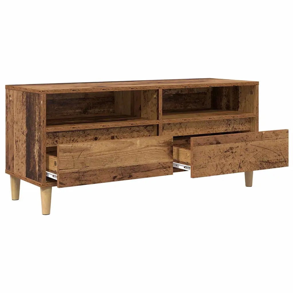 Mobile TV-Credenza per TV-Console TV Legno vecchio 100 x 34,5 x 44,5 cm Legno multistrato