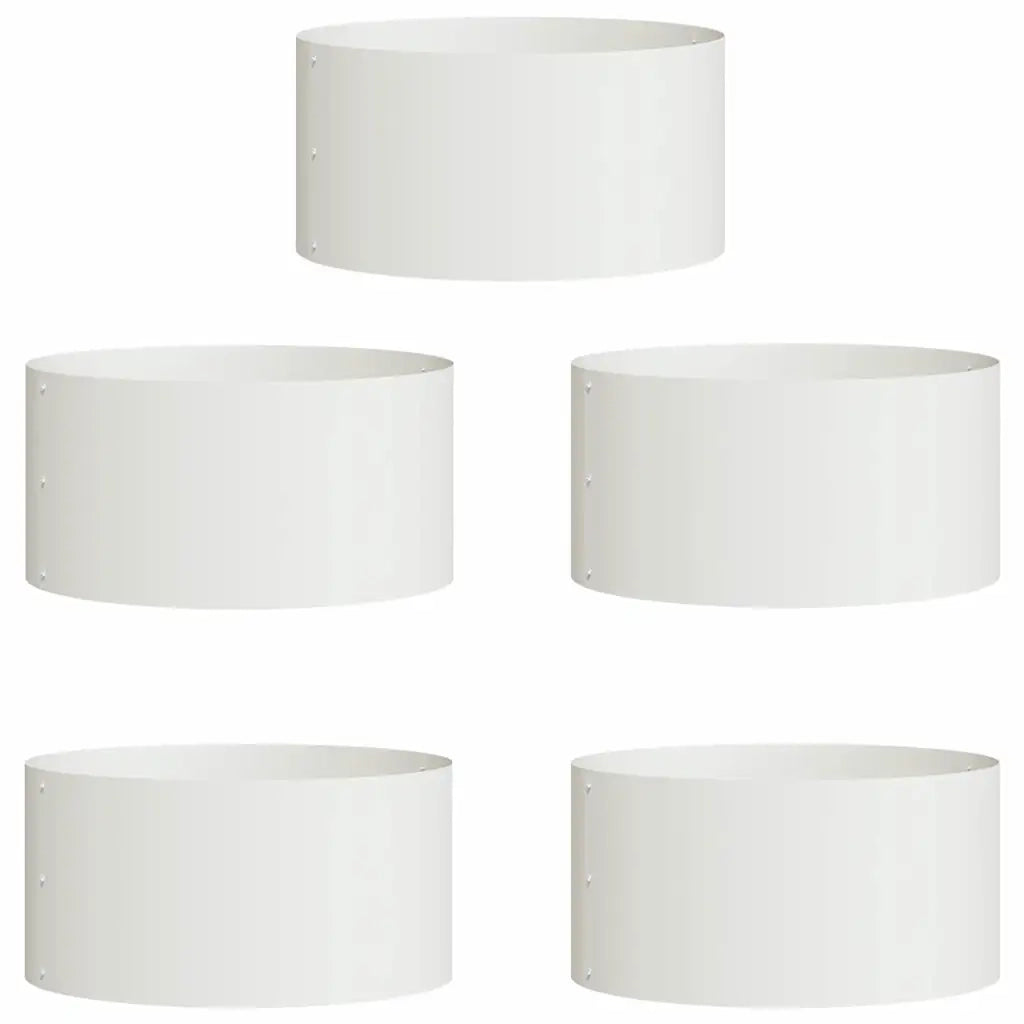 Anello per vaso 5 pz Bianco 40 x 40 x 20 cm CFW9303496