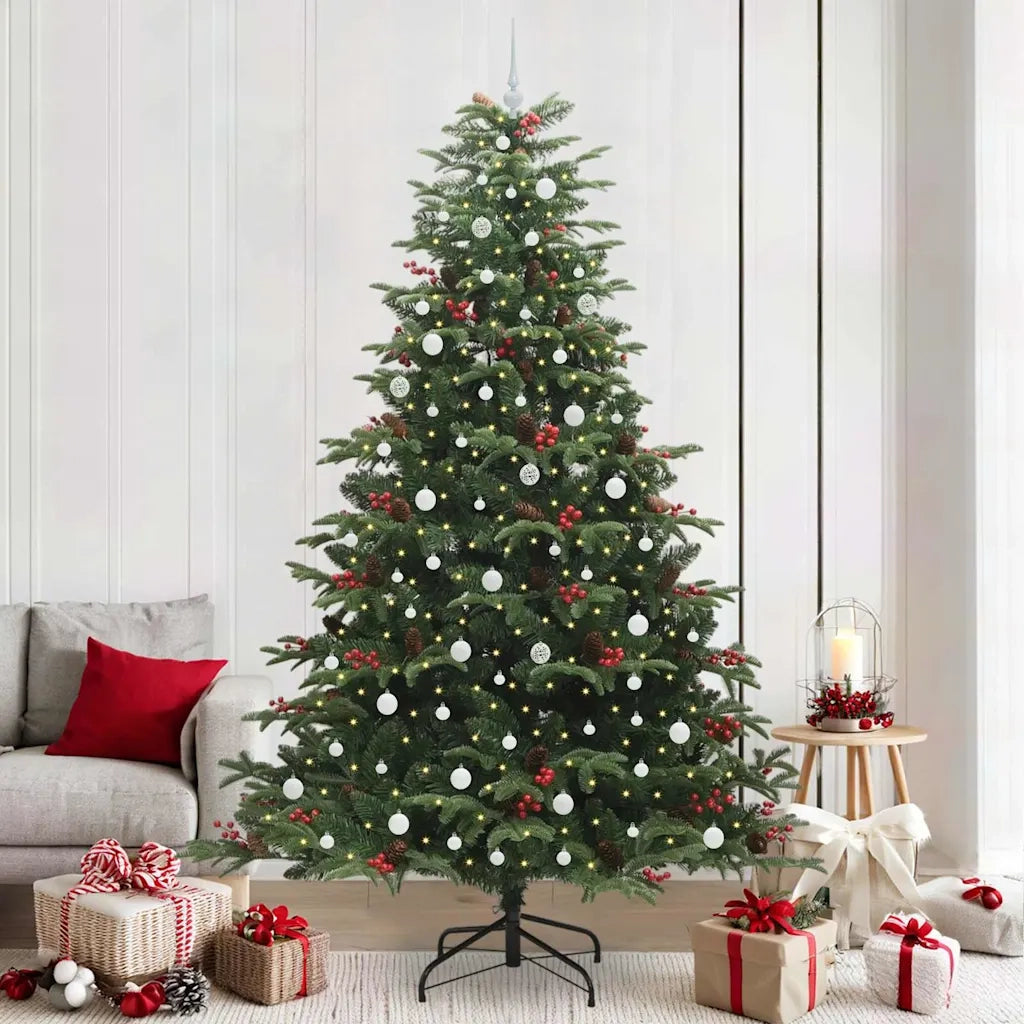 Albero di Natale | Decorazioni natalizie artificiale con 300 LED Verde 240 cm