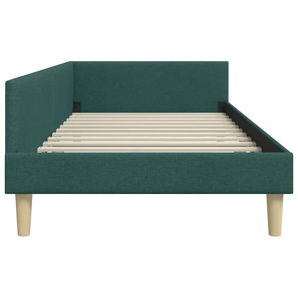 vidaXL Struttura Letto Angolare Altro Verde scuro 80 x 200 cm