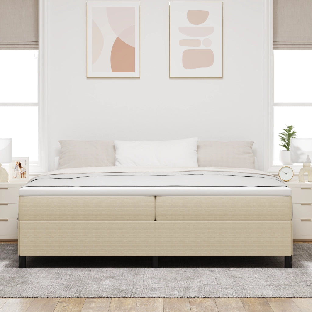 Struttura Letto Verde Chiaro Grigio 200x200 cm Tessuto Corduroy
