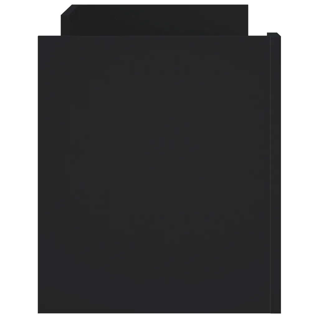 Mobile Porta TV Nero 100x35x40 cm in Legno Multistrato 848375