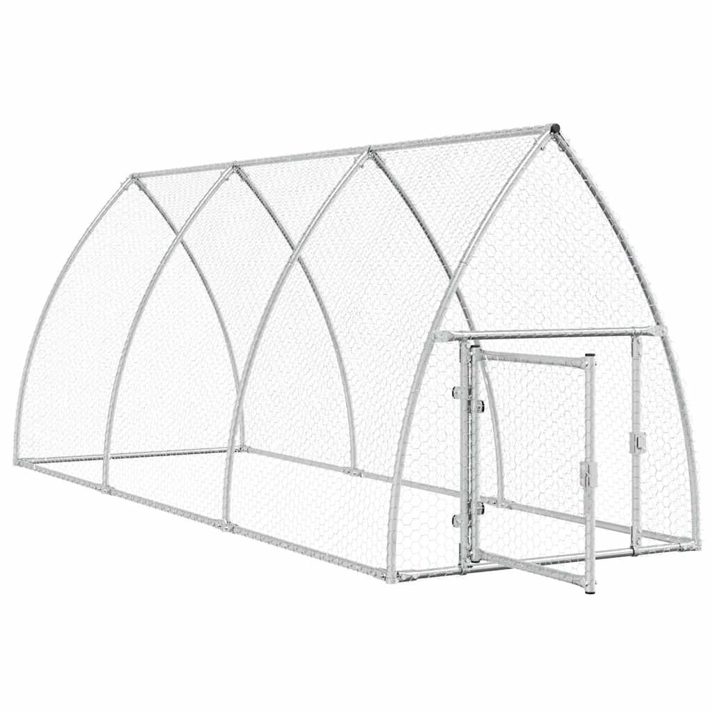 Gabbia per polli Silver 300 x 105 x 120 cm in acciaio zincato Silver 02_0041668