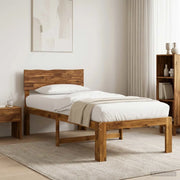 Letto Singolo con Testiera ROSTOCK Naturale 90 x 190 cm 903357