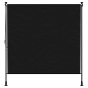 Tenda a rullo | Tenda avvolgibile Esterna Nero 120 x 270 cm