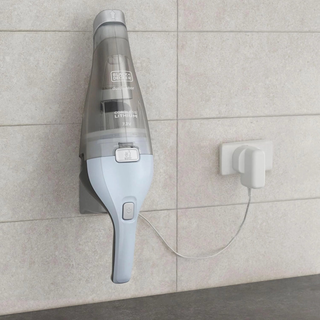 Aspirapolvere Portatile Senza Fili NVC115JL a Batteria Litio 3,6V Leggero e Compatto con Bocca Larga Black&Decker