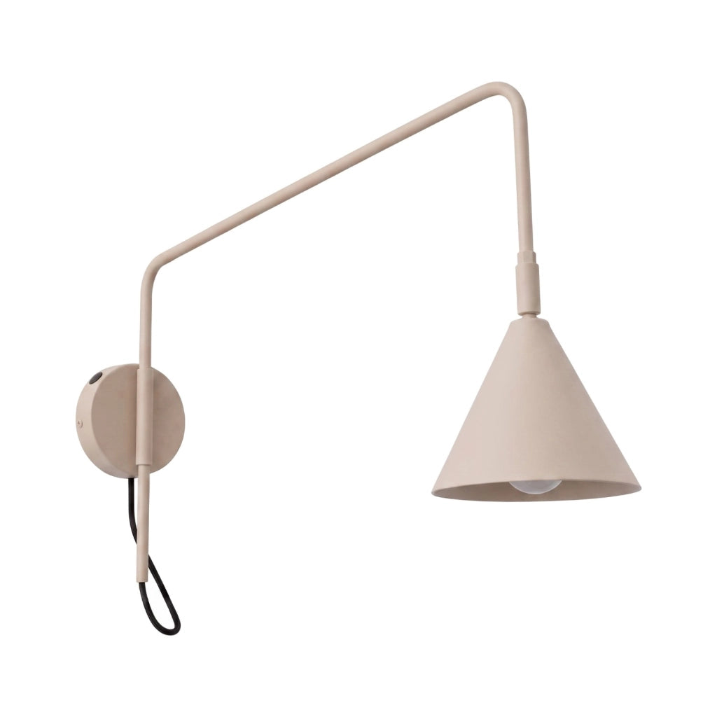 Applique NOX 1 taupe con interruttore