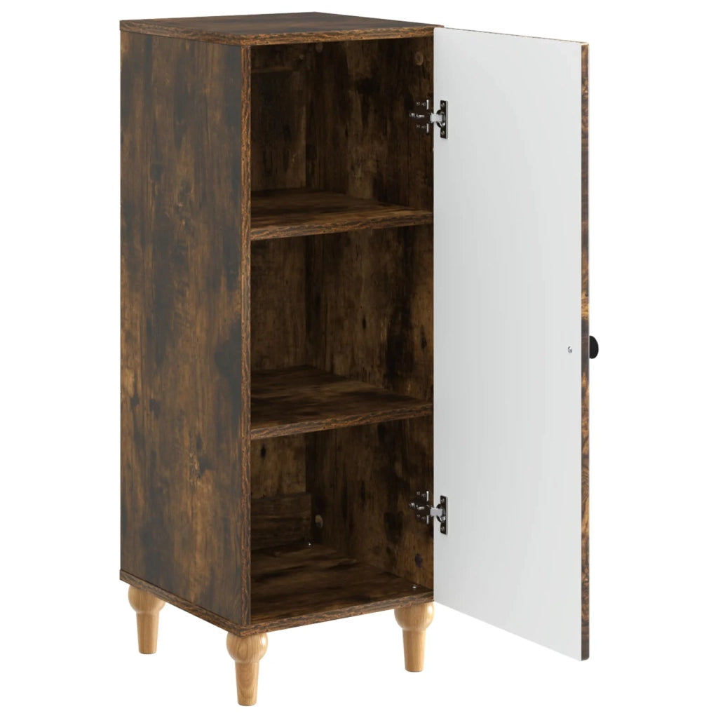 Credenza Rovere Fumo 33 x 34,5 x 90 cm Legno ingegnerizzato