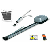 KIT SET AUTOMAZIONE PORTA GARAGE BASCULANTE CONTRAPPESI BOX 100kg UNIKO 24V