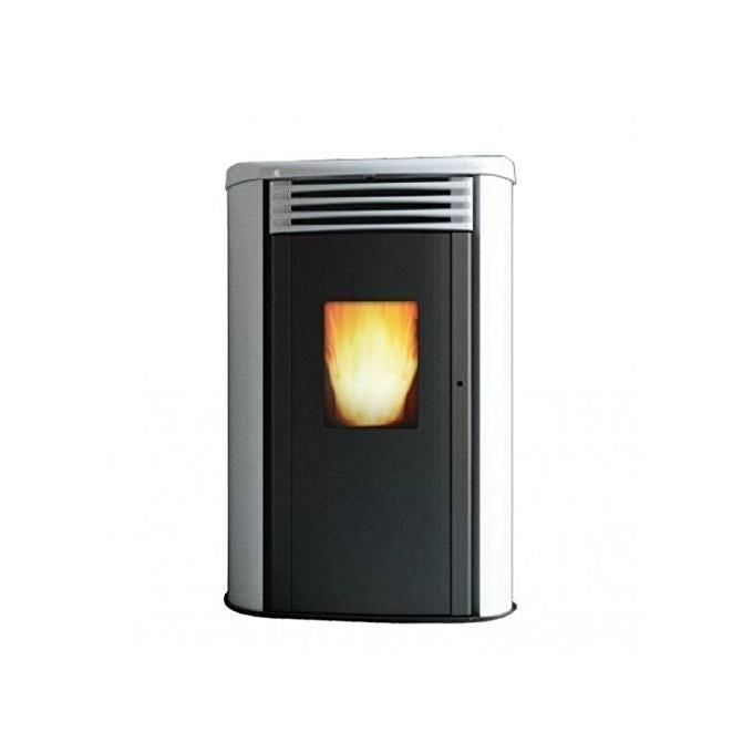 Cola LAFNFR0Y Mimosa Stufa a Pellet Libera Installazione Efficienza 90,37% (68,8x71,5x107,1 cm) colore Bianco