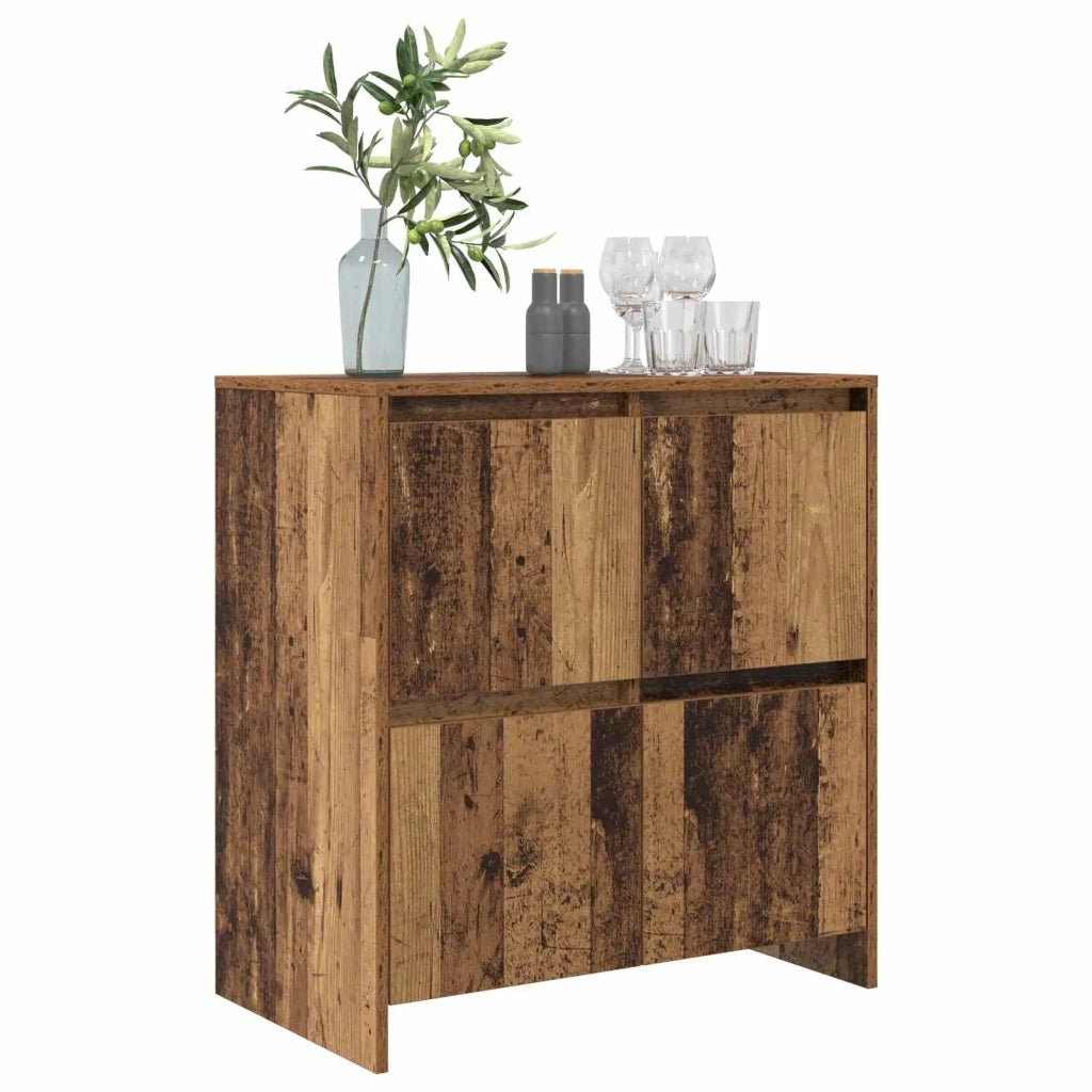 Credenza | Madia | Buffet da pranzo | Armadio da pranzo Legno vecchio 70 x 41 x 75 cm Legno multistrato