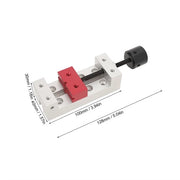 Vise a Tavola 50mm - Mini Vise a Tavola - Alluminio - Lavorato con Tecnologia CNC - Resistente ai Sfregamenti - Funzionamento Facile