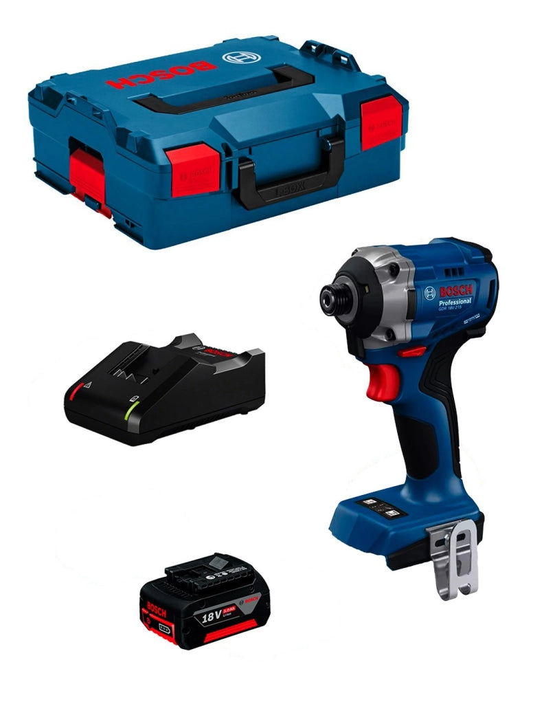 Avvitatore a massa BOSCH GDR 18V-215 (1 x 5,0 Ah + GAL1880CV + L-Boxx 136)