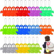 Reflettori per bicicletta con forma di fantasma riflettenti per bambini - porta chiavi impermeabile per andare in bicicletta la sera - 11 colori