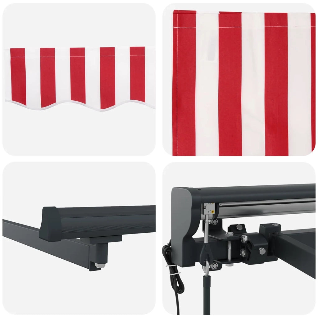 Struttura della tenda Rosso e Bianco 400 × 300 cm 3330558