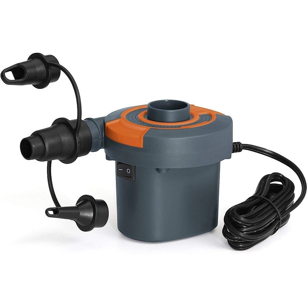 Pompa Gonfiaggio Elettrica Ad Aria Sidewinder 3 Adattatori Accendisigari 62142         